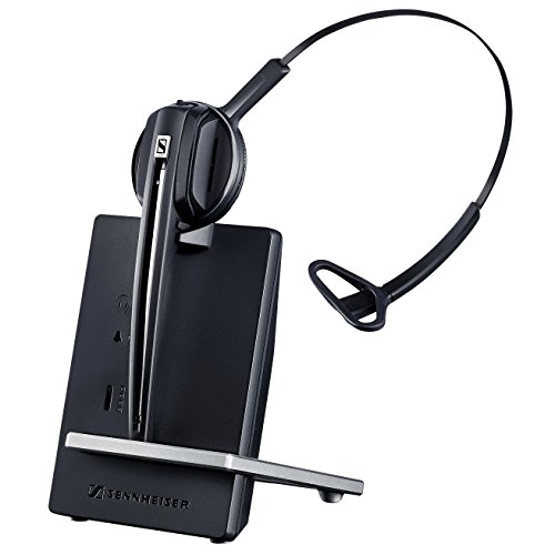 Sennheiser D 10 USB Monophon Ohrbügel, Kopfband schwarz, Silber Headset von Sennheiser