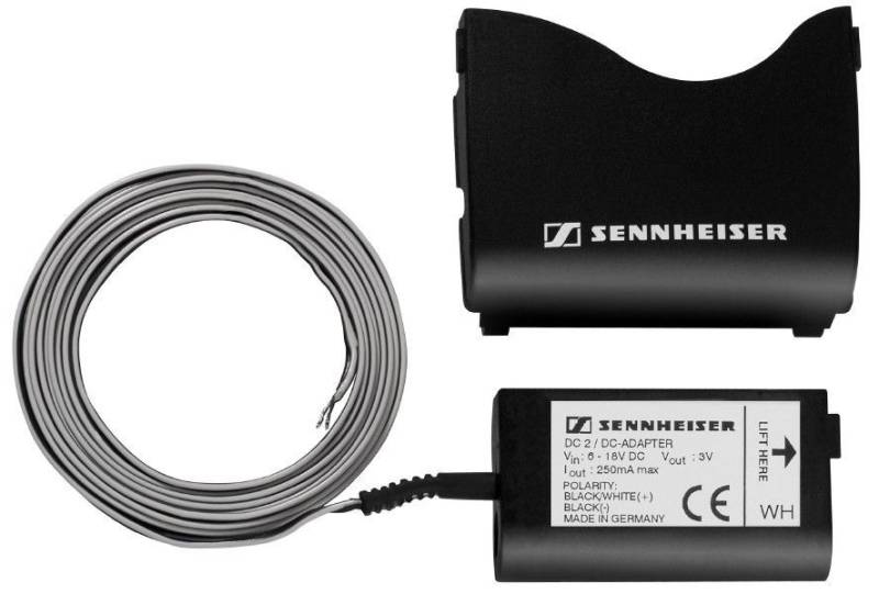 Sennheiser DC 2 Speiseadapter, für ew-Taschensender und -empfänger der Serien von Sennheiser