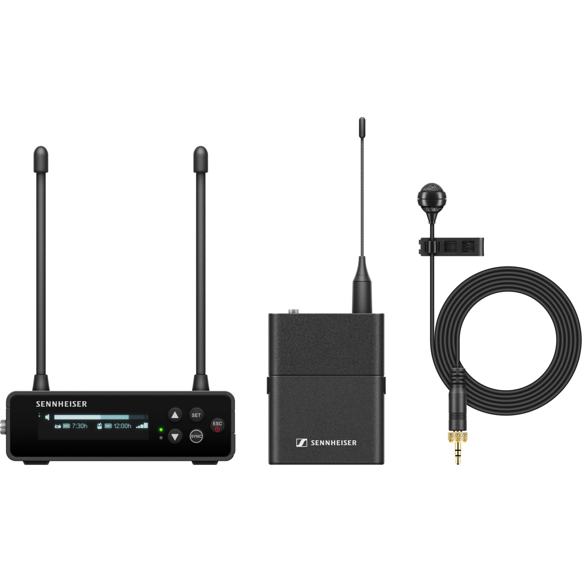 Sennheiser EW-DP ME4 SET (Q1-6) Wireless Cardioid Clip-On Microphone System for Video (470.2 - 526 MHz) von Sennheiser