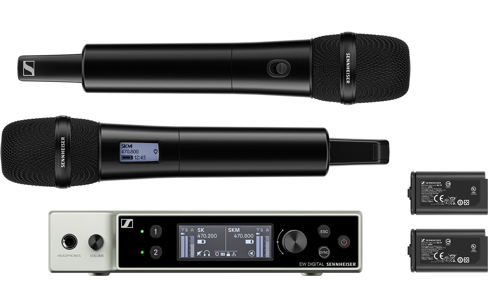 Sennheiser EW-DX 835-S Set, Frequenzbereich S2-10 614,2-693,8 MHz Sennheiser EW-DX 835-S Set, Frequenzbereich S2-10 614,2-693,8 MHz von Sennheiser