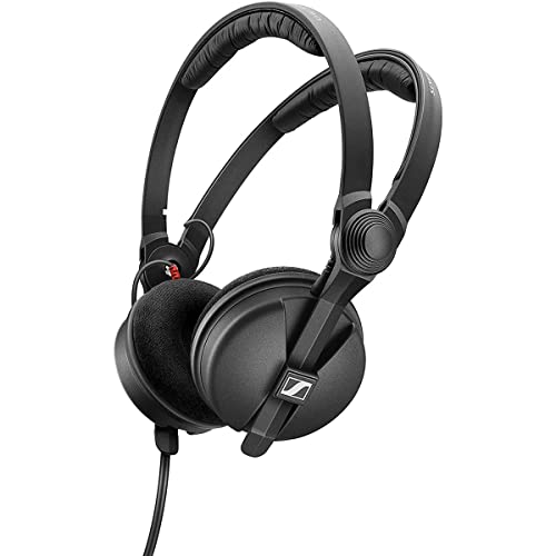 Sennheiser HD 25 SPECIAL EDITION Geschlossener On-Ear DJ & Monitoring Kopfhörer | Drehbare Kapsel für einseitiges Abhören | Exklusive Tragetasche & Velours Ohrpolster Enthalten (509271) von Sennheiser