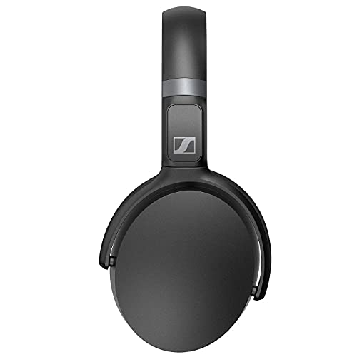 Sennheiser HD 450BT Wireless-Over-Ear-Kopfhörer mit aktiver Noise Cancellation, Sprachsteuerung und langer Batterielebensdauer, Schwarz von Sennheiser