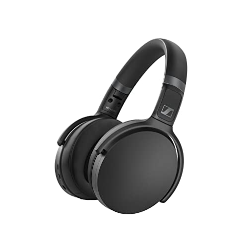 Sennheiser HD 450BT Kabellose Kopfhörer mit aktiver Geräuschunterdrückung, Sprachsteuerung und langer Batterielebensdauer, schwarz von SENNHEISER