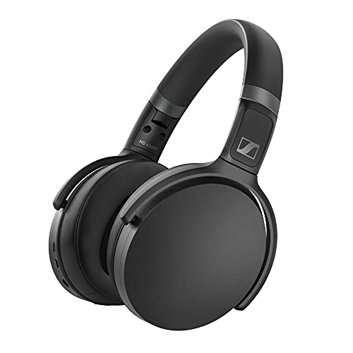 Sennheiser HD 450Bt Bluetooth 5.0 Kabelloser Kopfhörer mit aktiver Geräuschunterdrückung - 30 Stunden Akkulaufzeit, USB-C-Schnellladung, virtueller Assistent-Taste, faltbar - Schwarz von Sennheiser