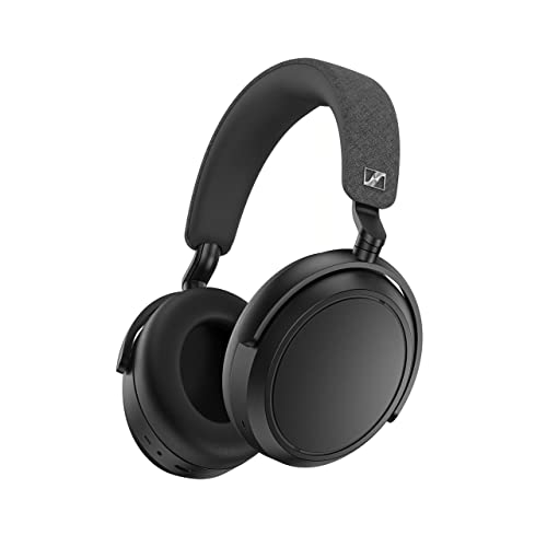 Sennheiser MOMENTUM 4 Wireless Kopfhörer mit Bluetooth - mit adaptiver Geräuschunterdrückung für kristallklare Anrufe - 60 Stunden Akkulaufzeit - anpassbarer Klang, leicht und faltbar - Schwarz von Sennheiser