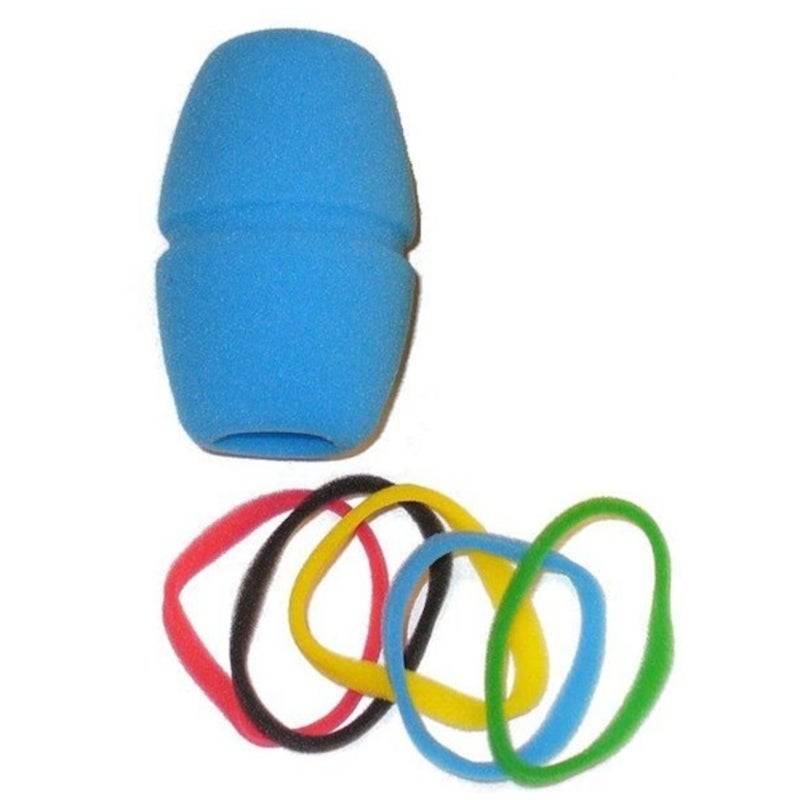 Sennheiser MZW 4032 C Blue Foam Microphone Windshield with 5 Colour-rings von Sennheiser