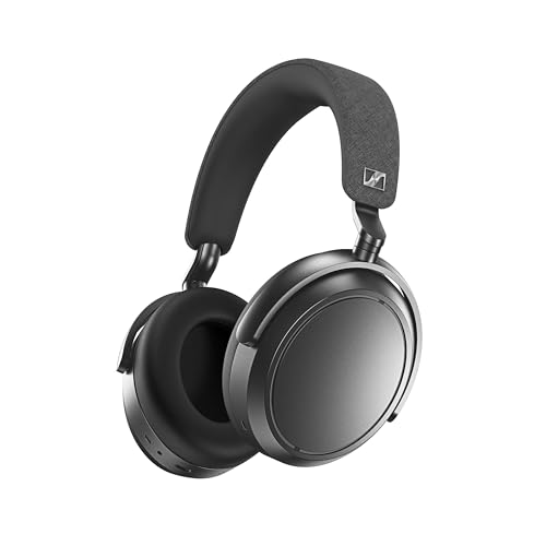 Sennheiser Momentum 4 Wireless Kopfhörer mit Bluetooth - mit adaptiver Geräuschunterdrückung für kristallklare Anrufe - 60 Stunden Akkulaufzeit - anpassbarer Klang, leicht und faltbar - Graphit von Sennheiser