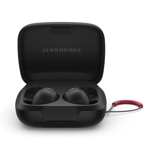 Sennheiser Momentum Sport-Ohrhörer mit Fitness-Tracking für Herzfrequenz und Körpertemperatur – kristallklarer Klang mit adaptiver ANC-Funktion, sichere Passform, 24 Stunden Akkulaufzeit – Schwarz Sennheiser Momentum Sport-Ohrhörer mit Fitness-Tracking für Herzfrequenz und Körpertemperatur – kristallklarer Klang mit adaptiver ANC-Funktion, sichere Passform, 24 Stunden Akkulaufzeit – Schwarz von Sennheiser