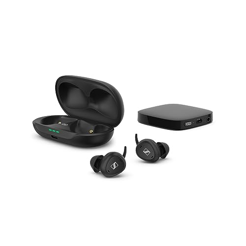 Sennheiser TV Clear Set - Wireless TV-Kopfhörer mit passiver Geräuschunterdrückung und Bluetooth - komfortable, kabellose In-Ear Kopfhörer für den Fernseher von Sennheiser