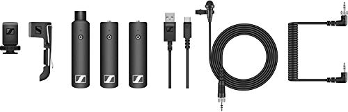 Sennheiser XSW-D Mobiles ENG-Drahtlossystem, Digitales Plug-and-Play Lavalier-Drahtlosmikrofonsystem für Kamera-Audioaufnahmen, Reichweite 75 m, Akkulaufzeit 5 Stunden - 2,4 GHz von Sennheiser