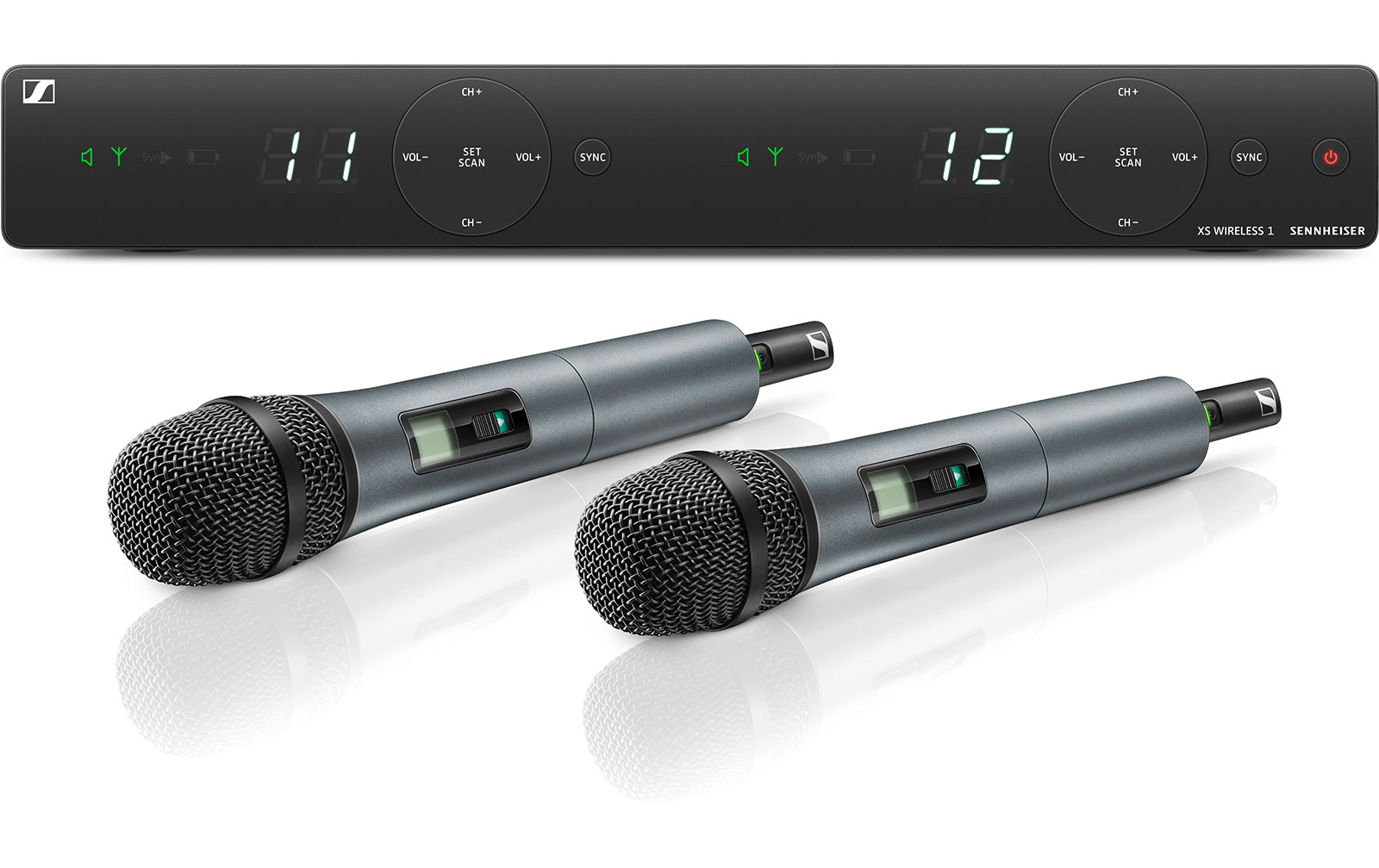 Sennheiser XSw 1-825 Dual Vocal Set A-Band (548 - 572 MHz) von Sennheiser