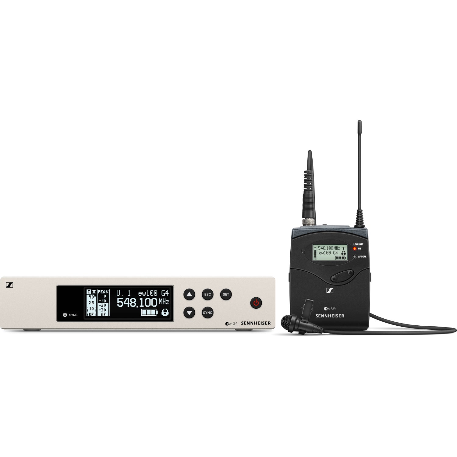 Sennheiser ew 100 G4-ME2-1G8 wireless lavalier microphone system (1785 - 1800 MHz) von Sennheiser