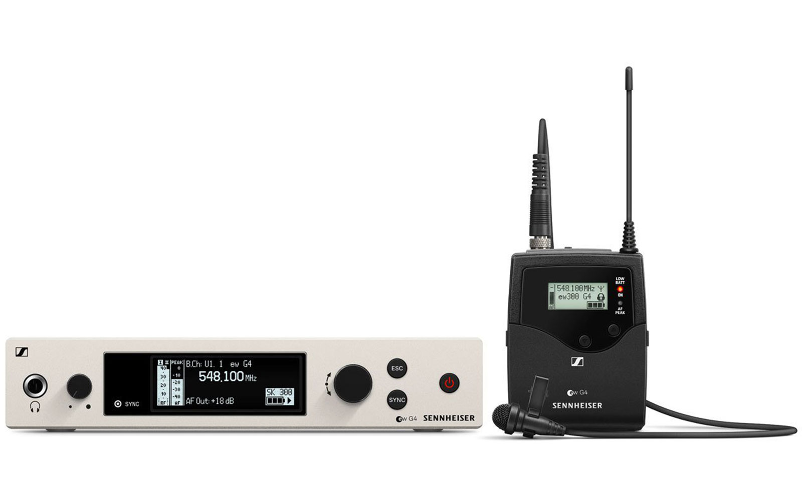 Sennheiser ew 300 G4 ME2-RC GBW Frequenz (606 - 678 MHz) von Sennheiser