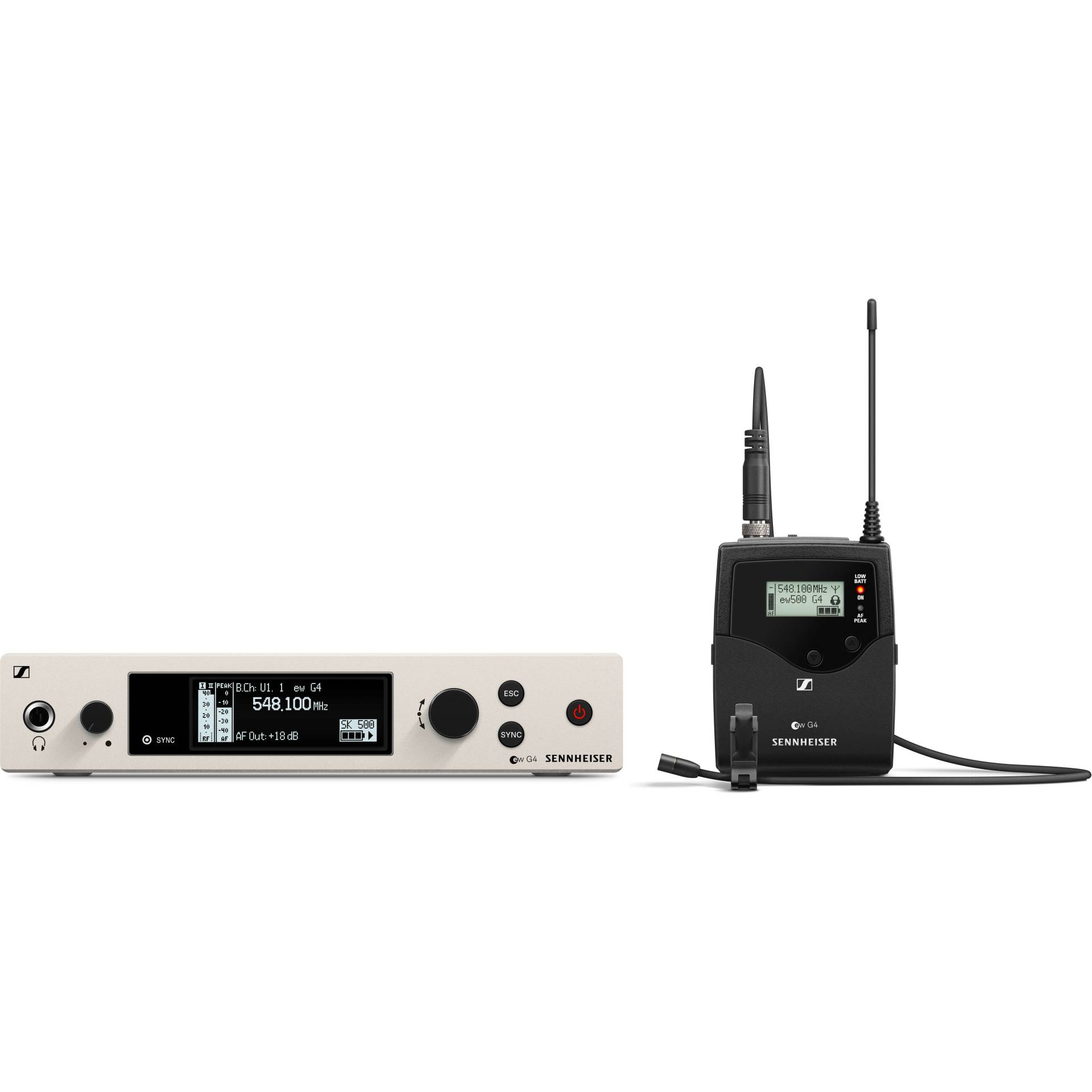 Sennheiser ew 500 G4-MKE2-AW+ wireless lavalier microphone system (470 - 558 MHz) von Sennheiser