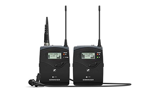 Sennheiser portables Drahtlos-Lavaliermikrofon-Set (EW 122P G4-GB), Schwarz von Sennheiser