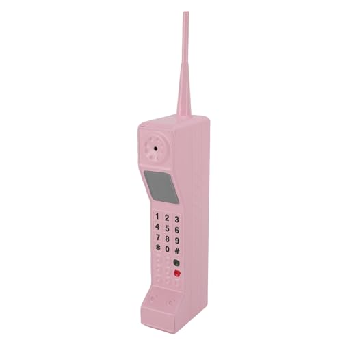 Senrusa Retro Mobile Phone Iron Old Fashioned Cell Phone Template Decoration for Photography (Pink) von Senrusa