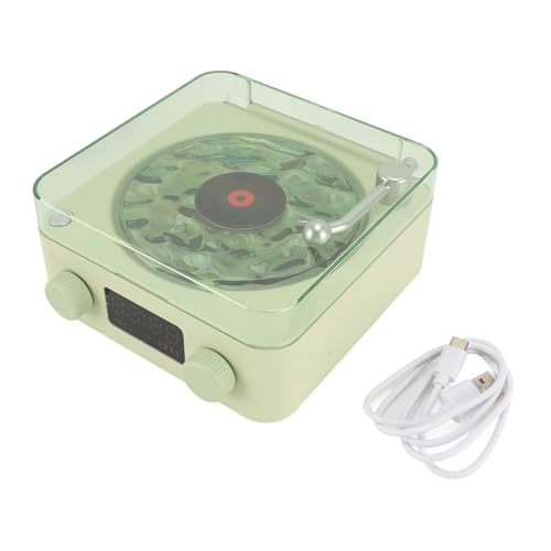 Waves Player kordless kompaktes Stereo -Sound -Umgebungslicht kreatives vorhandener tragbarer Vintage Waves -Lautsprecher für den Schlaf entspannen (Green) von Senrusa