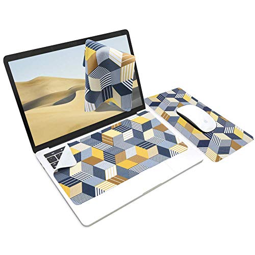 SenseAGE x ekax Microfasertuch Tastaturschutz mit attraktiv Bilder für 13 Zoll Laptop MacBook | 3 in 1 Mauspad, Bildschirmreiniger, Display-, Tastaturabdeckung | Notebook Schutztuch, Exotic von SenseAGE