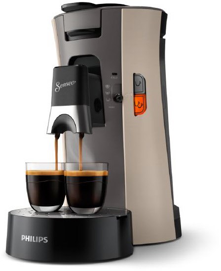 CSA240/30 Kaffeepadmaschine nougat/beige von Senseo