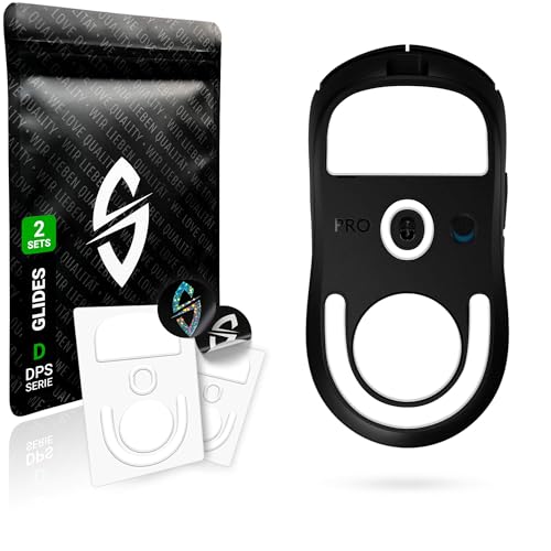 SensoryBoost DPS Glides (2er Set) für Logitech G PRO X Superlight 2 - Ultra Schnell, Abgerundet, Niedrige Reibung, Hochwertig, Langlebig - Ersatz-Mausfüße, Skates - Gaming Maus Upgrade Zubehör von SensoryBoost