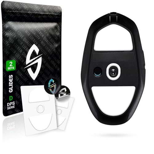 SensoryBoost DPS Glides (2er Set) für Logitech G303 Shroud Edition - Ultra Schnell, Abgerundet, Niedrige Reibung, Hochwertig, Langlebig - Ersatz-Mausfüße, Skates - Gaming Maus Upgrade Zubehör von SensoryBoost
