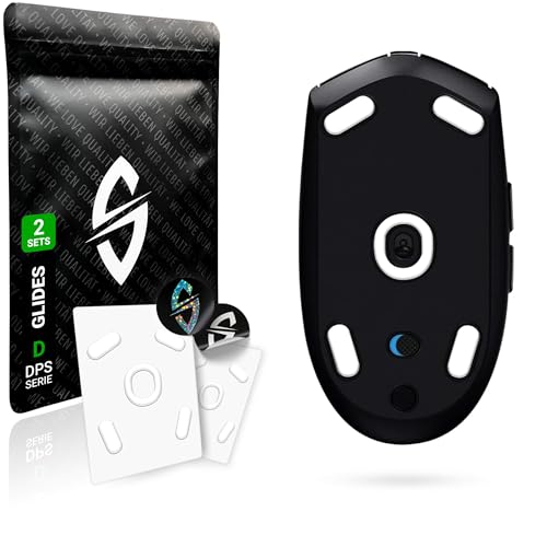 SensoryBoost DPS Glides (2er Set) für Logitech G305, G304 - Ultra Schnell, Abgerundet, Niedrige Reibung, Hochwertig, Langlebig - Ersatz-Mausfüße, Skates - Gaming Maus Upgrade Zubehör von SensoryBoost