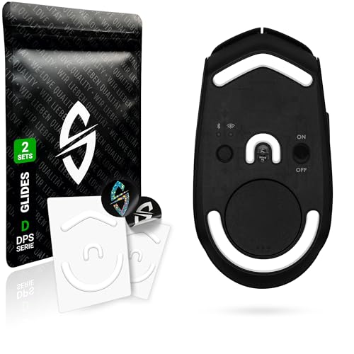 SensoryBoost DPS Glides (2er Set) für Logitech G309 - Ultra Schnell, Abgerundet, Niedrige Reibung, Hochwertig, Langlebig - Ersatz-Mausfüße, Skates - Gaming Maus Upgrade Zubehör von SensoryBoost