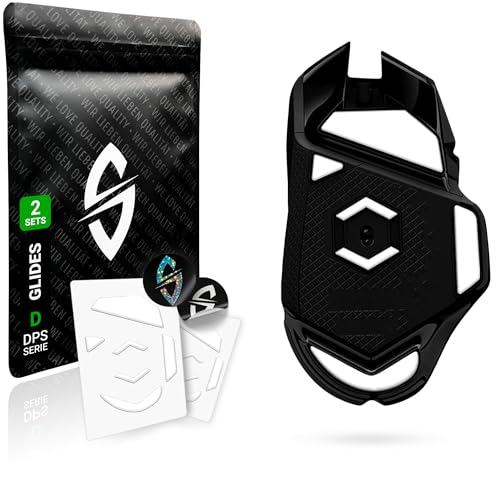 SensoryBoost DPS Glides (2er Set) für Logitech G502 Kabel Version - Ultra Schnell, Abgerundet, Niedrige Reibung, Hochwertig, Langlebig - Ersatz-Mausfüße, Skates - Gaming Maus Upgrade Zubehör von SensoryBoost