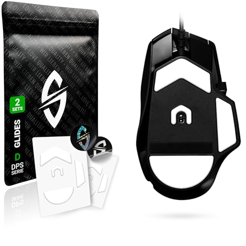 SensoryBoost DPS Glides (2er Set) für Logitech G502 X Kabel Version - Ultra Schnell, Abgerundet, Niedrige Reibung, Hochwertig, Langlebig - Ersatz-Mausfüße, Skates - Gaming Maus Upgrade Zubehör von SensoryBoost