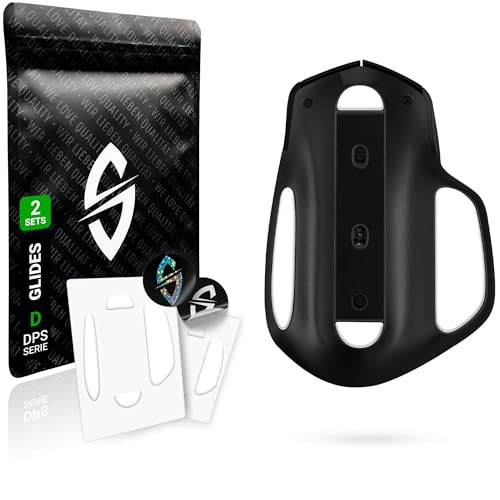 SensoryBoost DPS Glides (2er Set) für Logitech MX Master 2s, 1 - Ultra Schnell, Abgerundet, Niedrige Reibung, Hochwertig, Langlebig - Ersatz-Mausfüße, Skates - Gaming Maus Upgrade Zubehör von SensoryBoost
