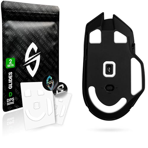 SensoryBoost DPS Glides (2er Set) für Razer Basilisk V3 X Hyperspeed - Ultra Schnell, Abgerundet, Niedrige Reibung, Hochwertig, Langlebig - Ersatz-Mausfüße, Skates - Gaming Maus Upgrade Zubehör von SensoryBoost