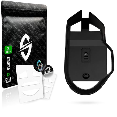 SensoryBoost DPS Glides (2er Set) für Razer Basilisk X Hyperspeed - Ultra Schnell, Abgerundet, Niedrige Reibung, Hochwertig, Langlebig - Ersatz-Mausfüße, Skates - Gaming Maus Upgrade Zubehör von SensoryBoost