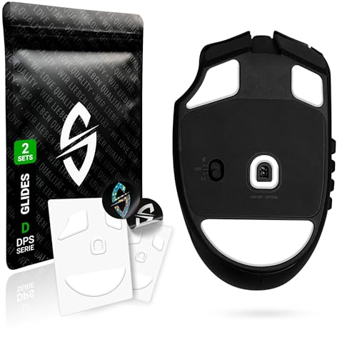 SensoryBoost DPS Glides (2er Set) für Razer Naga V2 Hyperspeed - Ultra Schnell, Abgerundet, Niedrige Reibung, Hochwertig, Langlebig - Ersatz-Mausfüße, Skates - Gaming Maus Upgrade Zubehör von SensoryBoost