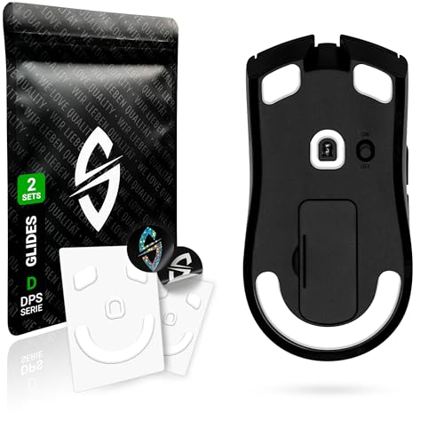 SensoryBoost DPS Glides (2er Set) für Razer Viper V3 Hyperspeed Ultra Schnell, Abgerundet, Niedrige Reibung, Hochwertig, Langlebig - Ersatz-Mausfüße, Skates - Gaming Maus Upgrade Zubehör von SensoryBoost
