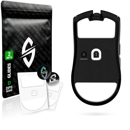 SensoryBoost DPS Glides (2er Set) für Razer Viper V3 PRO - Ultra Schnell, Abgerundet, Niedrige Reibung, Hochwertig, Langlebig - Ersatz-Mausfüße, Skates - Gaming Maus Upgrade Zubehör von SensoryBoost