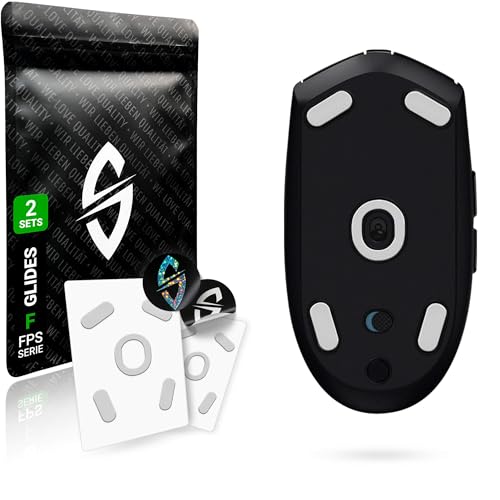 SensoryBoost FPS 2.0 Glides (2er Set) für Logitech G305, G304 - Ultra Sanft, Mehr Kontrolle, Self-Polishing, Hochwertig, Langlebig - Ersatz-Mausfüße, Skates - Gaming Maus Upgrade Zubehör von SensoryBoost