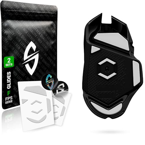 SensoryBoost FPS 2.0 Glides (2er Set) für Logitech G502 Kabel Version - Ultra Sanft, Mehr Kontrolle, Self-Polishing, Hochwertig, Langlebig - Ersatz-Mausfüße, Skates - Gaming Maus Upgrade Zubehör von SensoryBoost