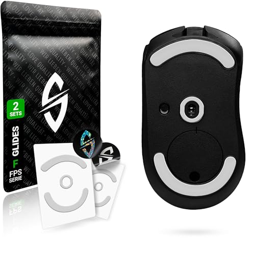 SensoryBoost FPS 2.0 Glides (2er Set) für Logitech G703, G603, G403 - Ultra Sanft, Mehr Kontrolle, Self-Polishing, Hochwertig, Langlebig - Ersatz-Mausfüße, Skates - Gaming Maus Upgrade Zubehör von SensoryBoost