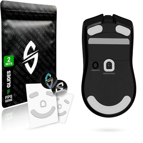 SensoryBoost FPS 2.0 Glides (2er Set) für Razer Viper V2 Pro - Ultra Sanft, Mehr Kontrolle, Self-Polishing, Hochwertig, Langlebig - Ersatz-Mausfüße, Skates - Gaming Maus Upgrade Zubehör von SensoryBoost