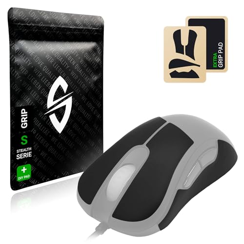 SensoryBoost Grip Tape Set für BenQ Zowie EC1A, EC2A (+ extra Grip-Pad) Schweißabsorbierend, extrem rutschfest, Ultradünn (0.5mm) Selbstklebend & Rückstandsfrei - Gaming Maus Zubehör von SensoryBoost