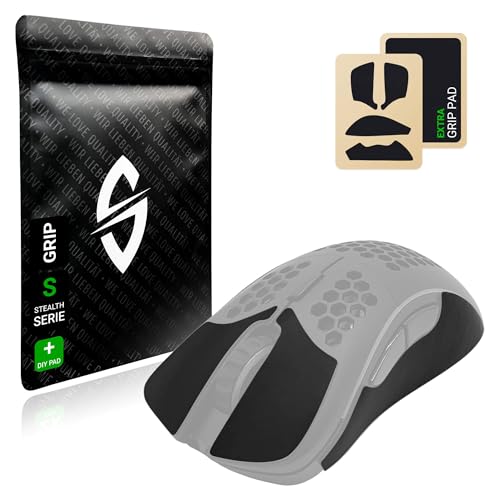 SensoryBoost Grip Tape Set für Glorious Model D (+ extra Grip-Pad) Schweißabsorbierend, extrem rutschfest, Ultradünn (0.5mm) Selbstklebend & Rückstandsfrei - Gaming Maus Zubehör von SensoryBoost