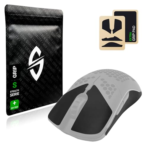 SensoryBoost Grip Tape Set für Glorious Model O (+ extra Grip-Pad) Schweißabsorbierend, extrem rutschfest, Ultradünn (0.5mm) Selbstklebend & Rückstandsfrei - Gaming Maus Zubehör von SensoryBoost