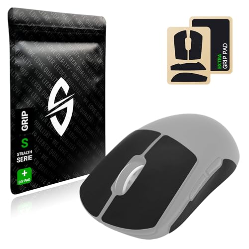 SensoryBoost Grip Tape Set für Logitech G PRO X Superlight 1 & 2 (+ extra Grip-Pad) Schweißabsorbierend, extrem rutschfest, Ultradünn (0.5mm) Selbstklebend & Rückstandsfrei - Gaming Maus Zubehör von SensoryBoost