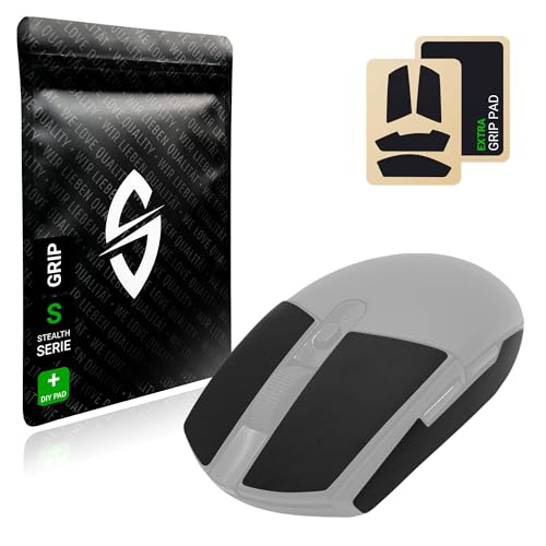 SensoryBoost Grip Tape Set für Logitech G305, G PRO, G203 (+ extra Grip-Pad) Schweißabsorbierend, extrem Rutschfest, Ultradünn (0.5mm) Selbstklebend & Rückstandsfrei - Gaming Maus Zubehör von SensoryBoost
