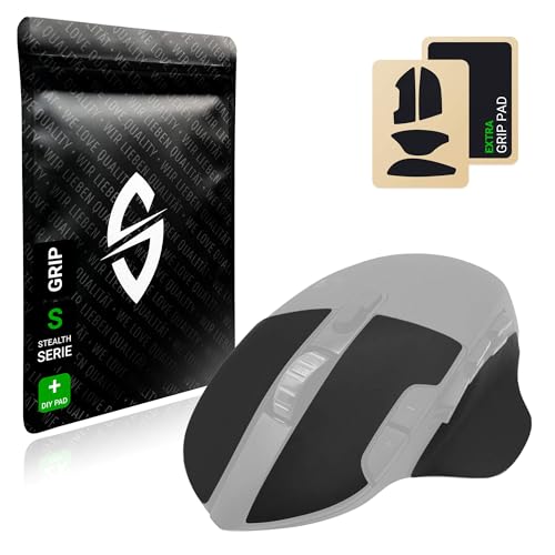 SensoryBoost Grip Tape Set für Logitech G604 (+ extra Grip-Pad) Schweißabsorbierend, extrem rutschfest, Ultradünn (0.5mm) Selbstklebend & Rückstandsfrei - Gaming Maus Zubehör von SensoryBoost