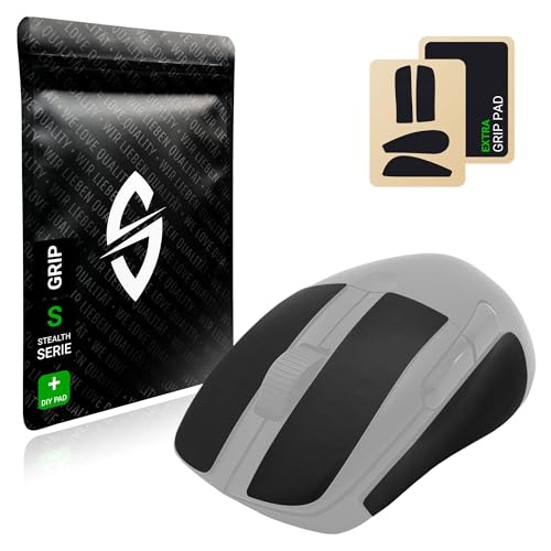 SensoryBoost Grip Tape Set für Roccat Kone PRO (+ extra Grip-Pad) Schweißabsorbierend, extrem rutschfest, Ultradünn (0.5mm) Selbstklebend & Rückstandsfrei - Gaming Maus Zubehör von SensoryBoost