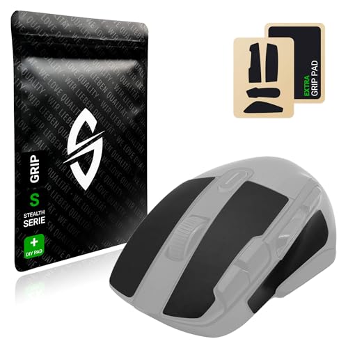 SensoryBoost Grip Tape Set für Roccat Kone XP (+ extra Grip-Pad) Schweißabsorbierend, extrem rutschfest, Ultradünn (0.5mm) Selbstklebend & Rückstandsfrei - Gaming Maus Zubehör von SensoryBoost