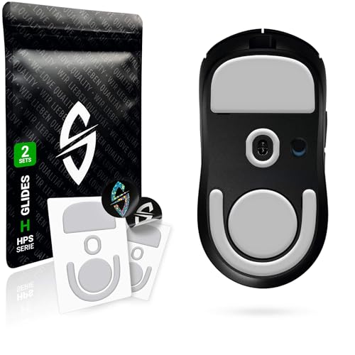SensoryBoost HPS Glides (2er Set) für Logitech G PRO X Superlight 2 – Perfekte Balance aus Speed & Kontrolle – Sanft, Abgerundet & Langlebig – Ersatz-Mausfüße, Skates – Gaming Maus Upgrade von SensoryBoost