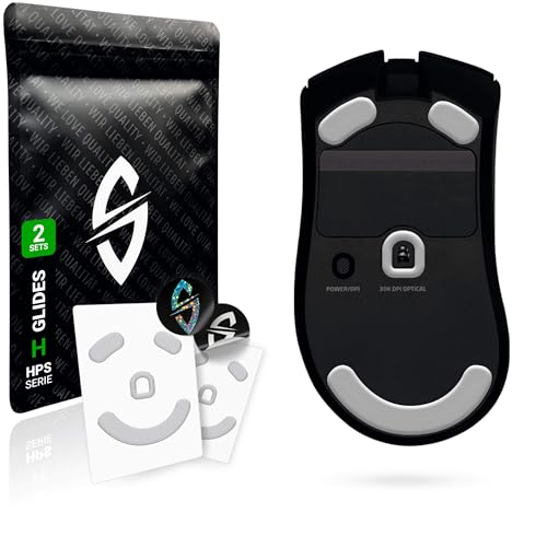 SensoryBoost HPS Glides (2er Set) für Razer Deathadder V3 PRO – Perfekte Balance aus Speed & Kontrolle – Sanft, Abgerundet & Langlebig – Ersatz-Mausfüße, Skates – Gaming Maus Upgrade von SensoryBoost