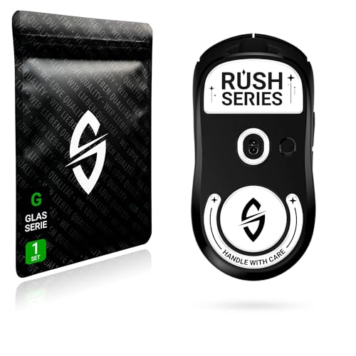 SensoryBoost Rush Glas Glides Set für Logitech G PRO X Superlight - Ultra Schnell & Sanft, Poliert, Abgerundete Kanten, Enorme Haltbarkeit - Ersatz-Mausfüße, Skates - Gaming Maus Zubehör SensoryBoost Rush Glas Glides Set für Logitech G PRO X Superlight - Ultra Schnell & Sanft, Poliert, Abgerundete Kanten, Enorme Haltbarkeit - Ersatz-Mausfüße, Skates - Gaming Maus Zubehör von SensoryBoost